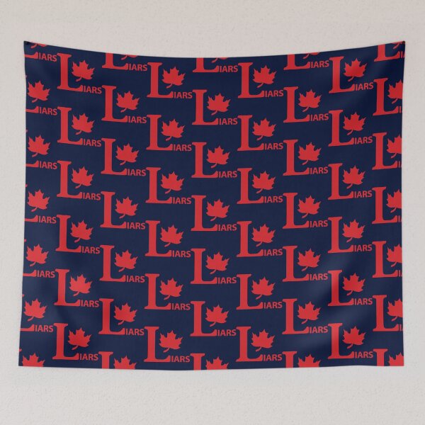 Item preview, Liberal Party Canada logo Parody LIARS with Maple Trudeauout red and white HD HIGH QUALITY ONLINE ST designed and sold by Delphineclarks.