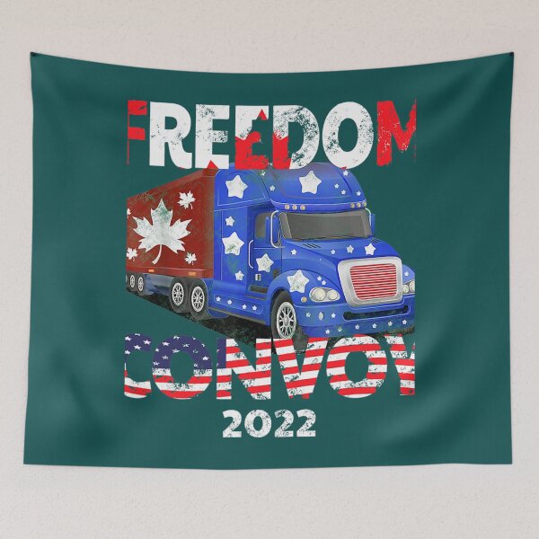 Item preview, Freedom Convoy 2022 In Support Of Truckers Mandate Freedom designed and sold by AdenJosely.