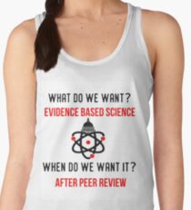 Scientists March on Washington Evidence Based Science Women's Tank Top