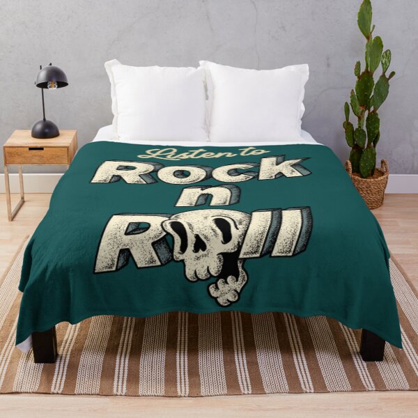 Item preview, Text Only - Listen to Rock n Roll (black) designed and sold by AdenJosely.