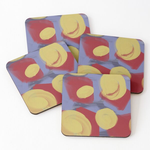 Item preview, Pistachio, Raspberry & Blueberry Painted Shapes designed and sold by DesignsByJaycee.