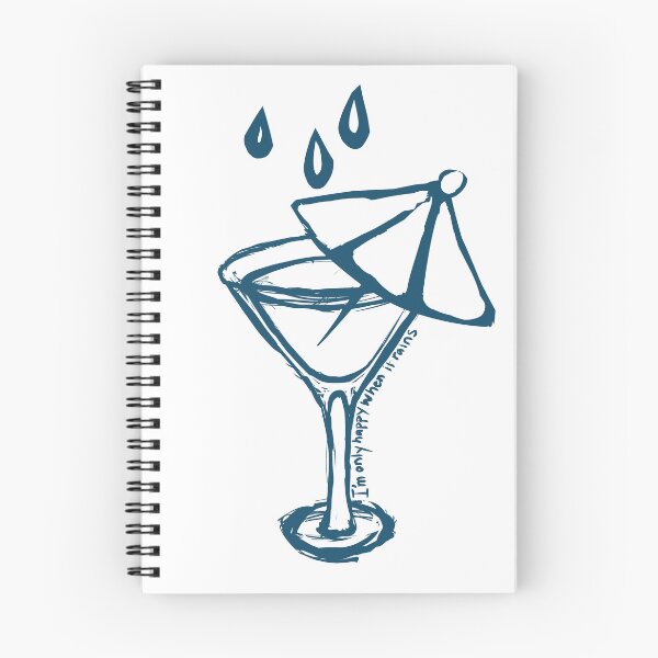 Item preview, Only Happy When It Rains Cocktail designed and sold by NakakiArt.