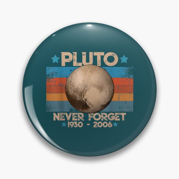 Item preview, Vintage Never Forget Pluto Nerdy Astronomy Space Science designed and sold by AdenJosely.