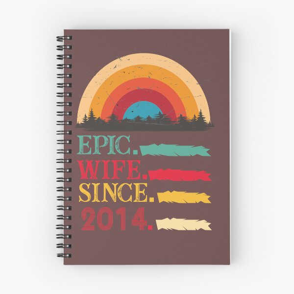 Item preview, epic wife since 2014, 8th wedding anniversary, Epic Wife Since 2014 t-shirt, Custom T-shirt,2nd,3rd,4th,5th,6th,7th,8th,9th,10th,20th,30th,40th,50th,60th designed and sold by SimoSaladain.