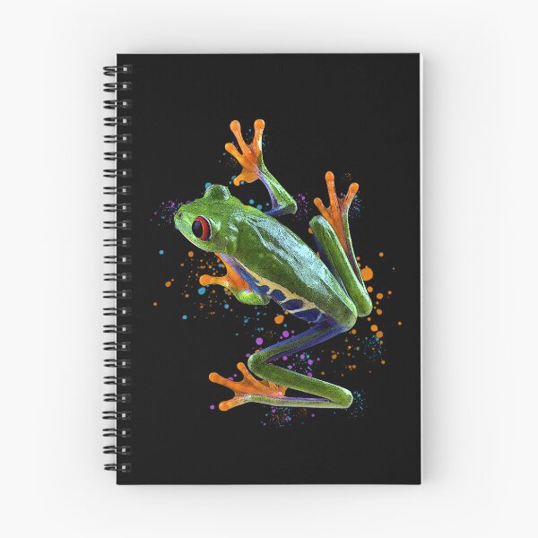 Item preview, Red Eyed Tree Frog Watercolor Frog Keeper Frog Fan designed and sold by JRRTs.