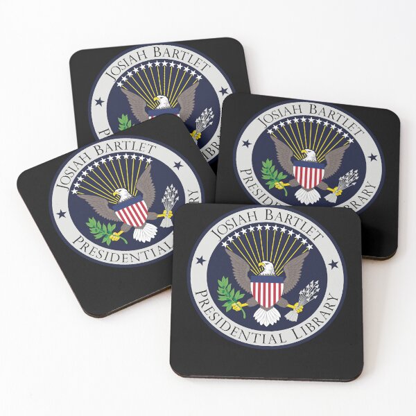 Aperçu de l'œuvre Vintage Photograp Josiah Bartlet Presidential Library Logo Style The West Wing Fan Gift créée et vendue par CarlosHoeger644.