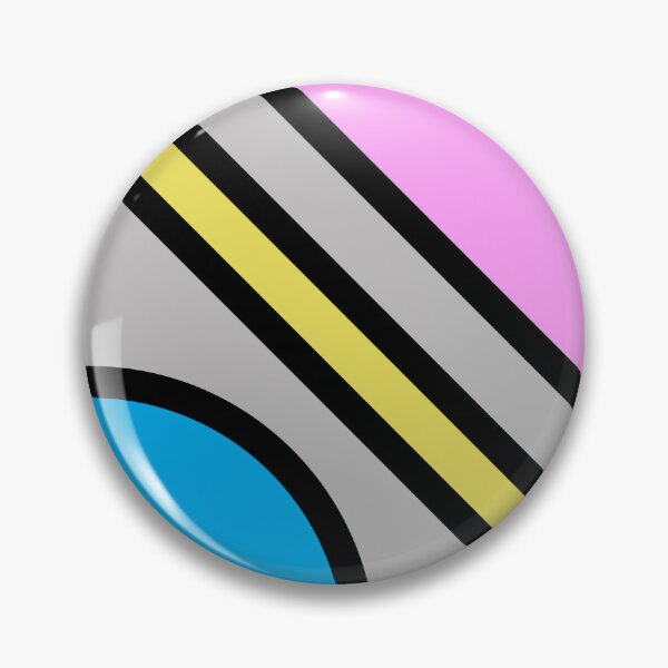 Item preview, Shapes Pattern Line Circle Triangle Pink Yellow & Blue designed and sold by RLWphoto.