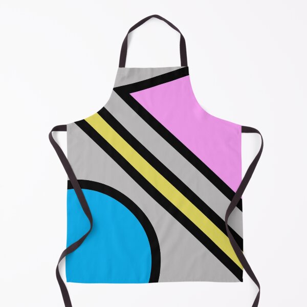 Item preview, Shapes Pattern Line Circle Triangle Pink Yellow & Blue designed and sold by RLWphoto.