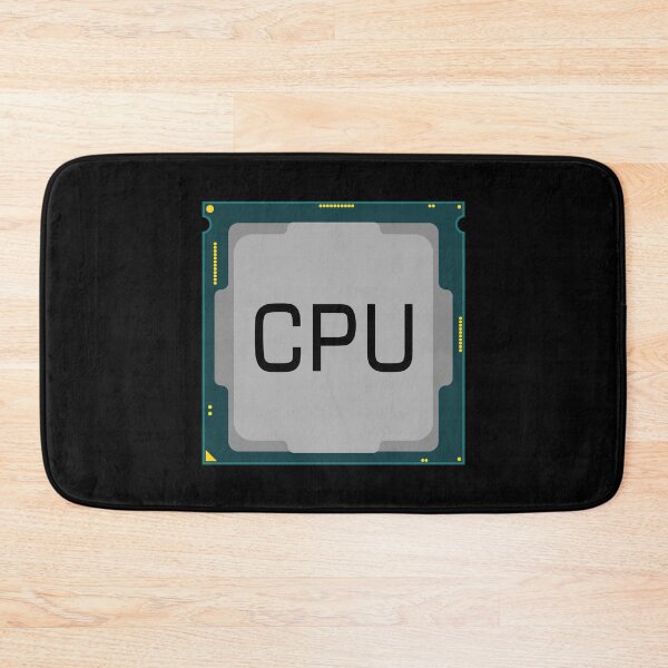Item preview, cpu processor intel core chip hardware for computer pc motherboard technology element illustration graphic computer nerd computer freak, hacker designed and sold by Marcin Adrian.