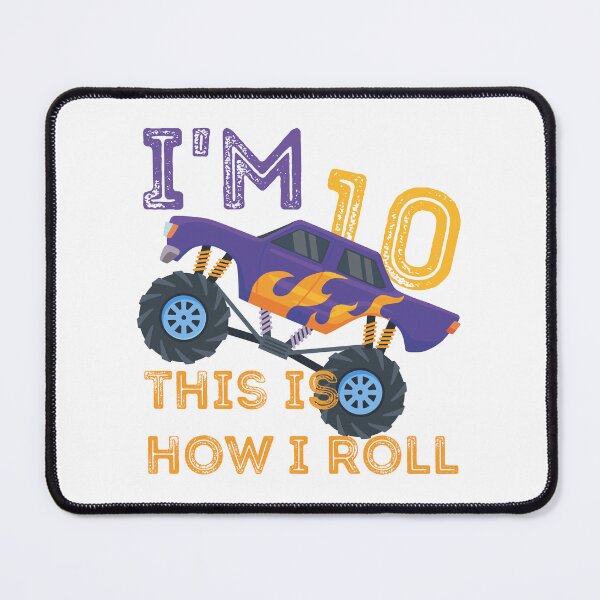 Item preview,  Kids I'm 10 This Is How I Roll Monster Truck 10th Birthday Boy Gift designed and sold by DrH4af.