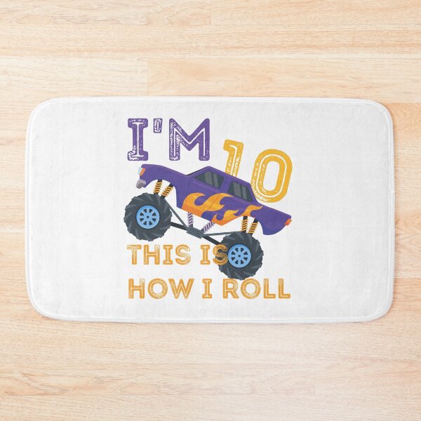 Item preview,  Kids I'm 10 This Is How I Roll Monster Truck 10th Birthday Boy Gift designed and sold by DrH4af.