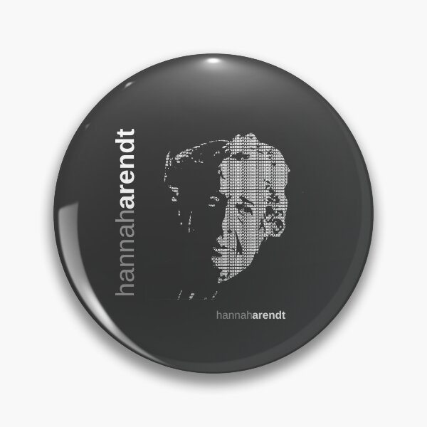Item preview, Hannah Arendt typographic poster designed and sold by CMYKStudio.