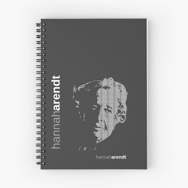 Item preview, Hannah Arendt typographic poster designed and sold by CMYKStudio.