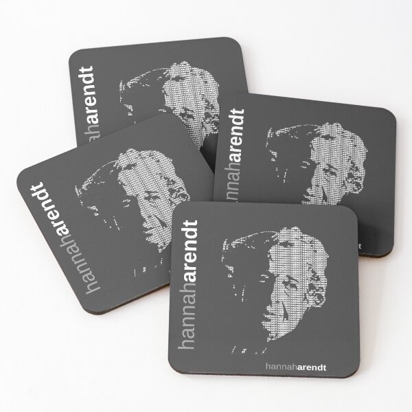 Item preview, Hannah Arendt typographic poster designed and sold by CMYKStudio.