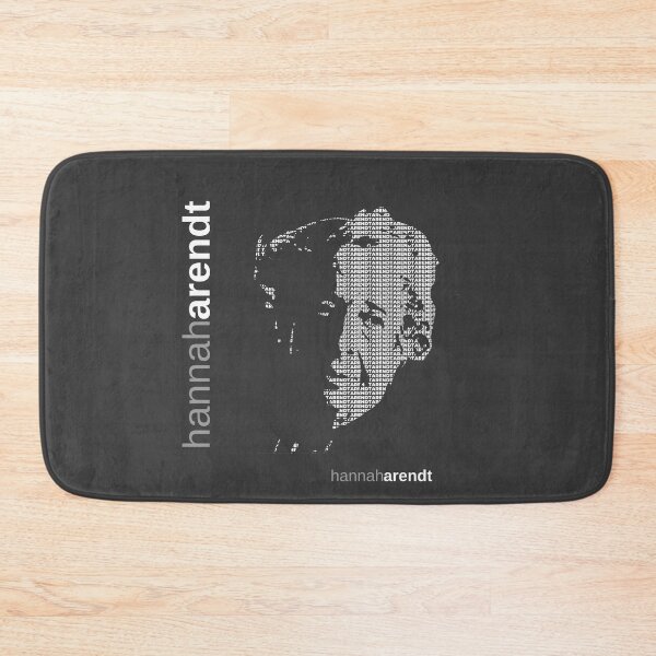Item preview, Hannah Arendt typographic poster designed and sold by CMYKStudio.