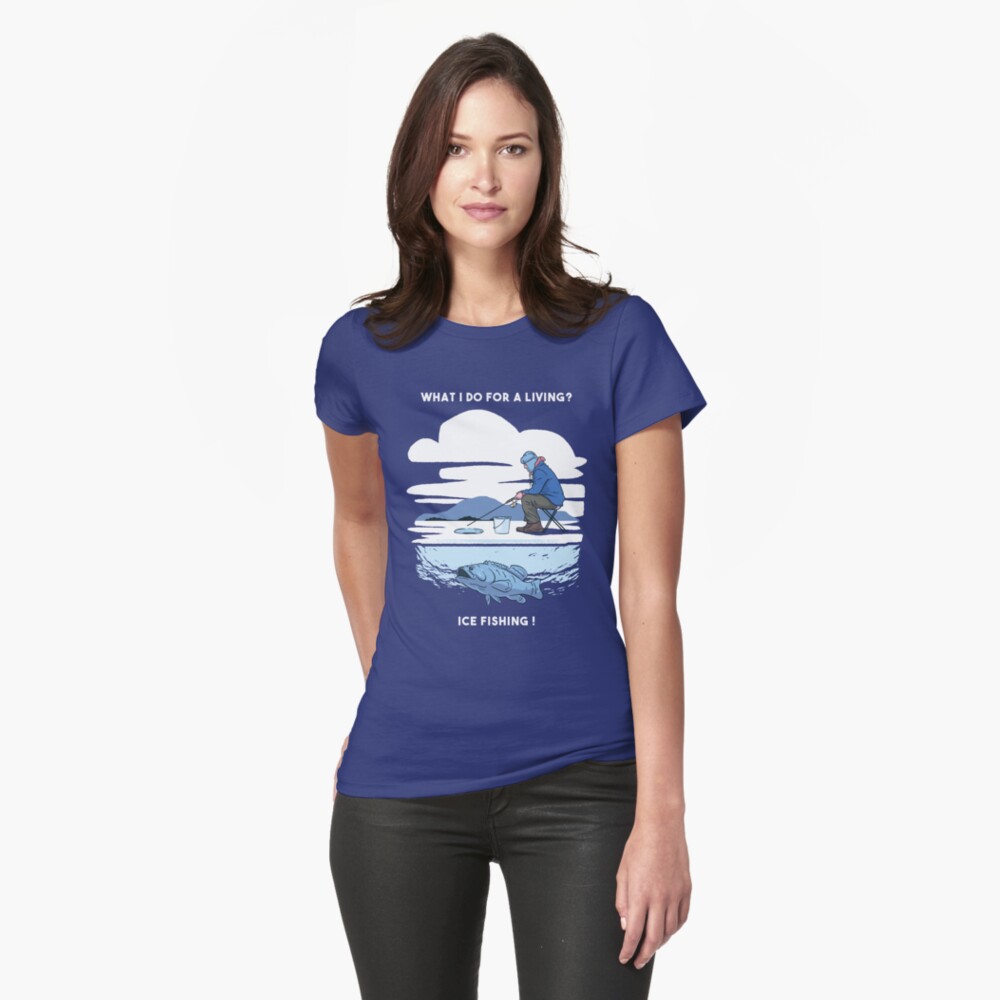 I love my Wife Fishing Deep Sea Boat Ice Fly Fishing #1 Kids T-Shirt by  Graphics Lab - Pixels