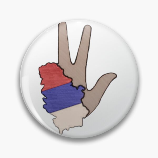 Item preview, Serbian three fingers design designed and sold by sreckov-desig.