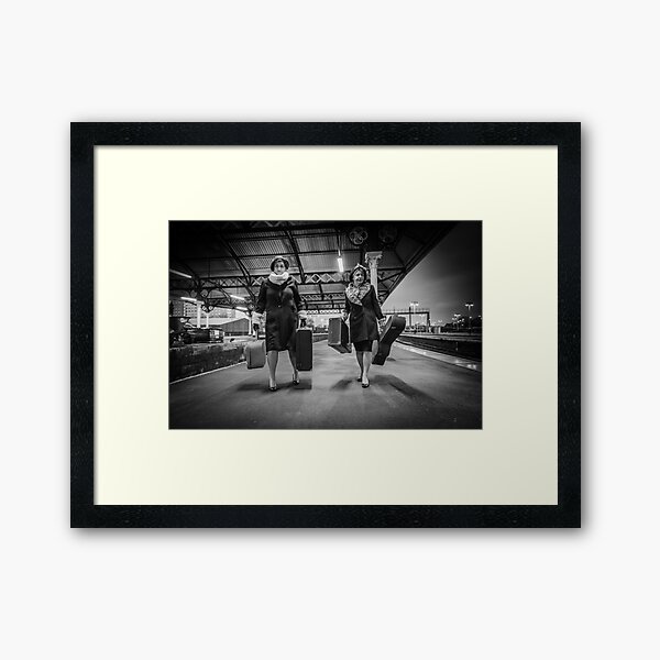Hullywood Icon - Marty Hogg and jenny Lazenby Framed Art Print