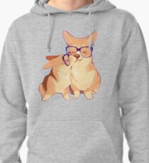 Corgi smooch Pullover Hoodie