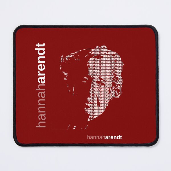 Item preview, Hannah Arendt typographic poster designed and sold by CMYKStudio.