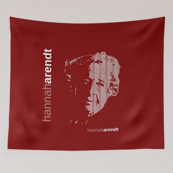 Item preview, Hannah Arendt typographic poster designed and sold by CMYKStudio.