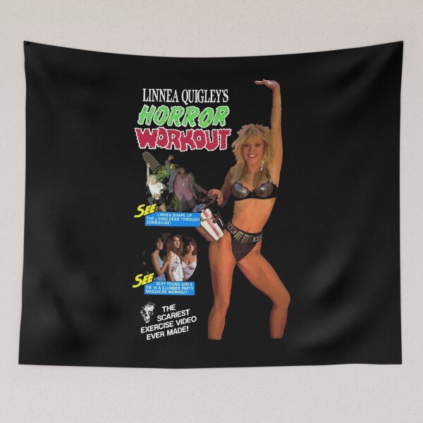 Item preview, Linnea Quigley&x27;s Horror Workout Classic designed and sold by CalebPowers.
