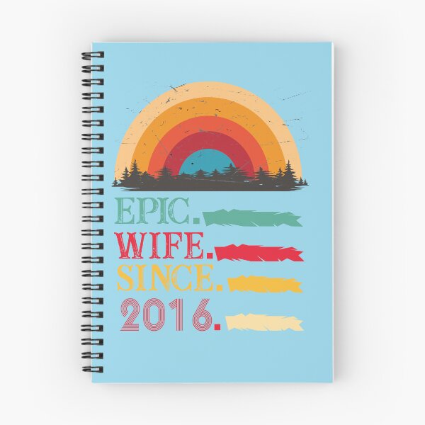 Item preview, epic wife since 2016, 7th wedding anniversary, Epic Wife Since 2016 t-shirt, Custom T-shirt,2nd,3rd,4th,5th,6th,7th,8th,9th,10th,20th,30th,40th,50th,60th designed and sold by SimoSaladain.