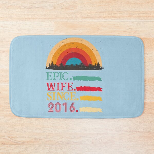 Item preview, epic wife since 2016, 7th wedding anniversary, Epic Wife Since 2016 t-shirt, Custom T-shirt,2nd,3rd,4th,5th,6th,7th,8th,9th,10th,20th,30th,40th,50th,60th designed and sold by SimoSaladain.