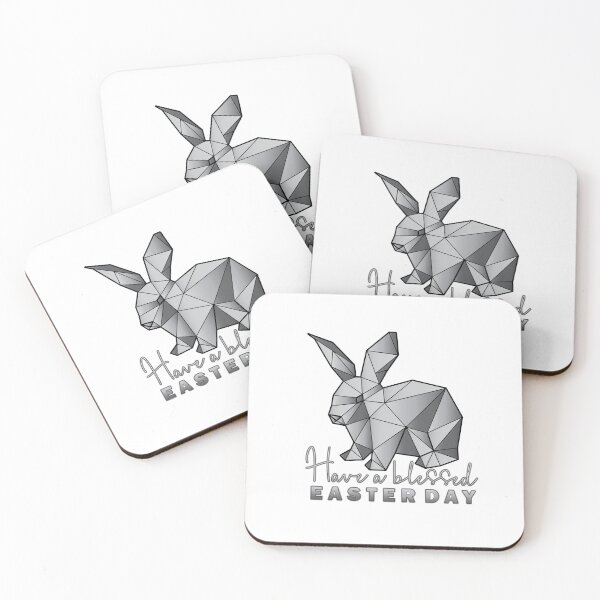 Item preview, Have A Blessed Easter Bunny Easter geometric designed and sold by onzpacesdesign.