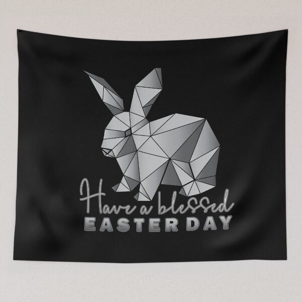 Item preview, Have A Blessed Easter Bunny Easter geometric designed and sold by onzpacesdesign.