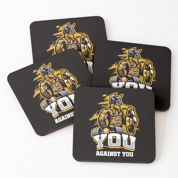 Item preview, You Against You Workout Barbell Bodybuilding Weightlifting designed and sold by TomGiantDesigns.