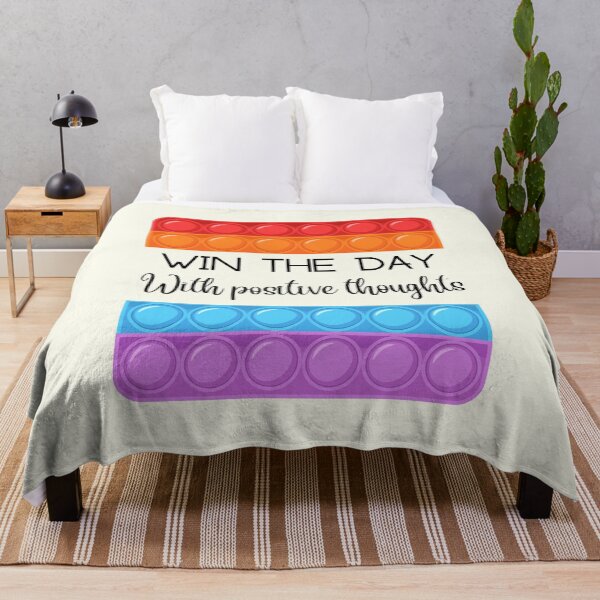 Item preview, Win the day with positive thoughts Square design designed and sold by OMdesign10.