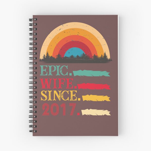 Item preview, epic wife since 2017, 5th wedding anniversary, Epic Wife Since 2017 t-shirt, Custom T-shirt,2nd,3rd,4th,5th,6th,7th,8th,9th,10th,20th,30th,40th,50th,60th designed and sold by SimoSaladain.
