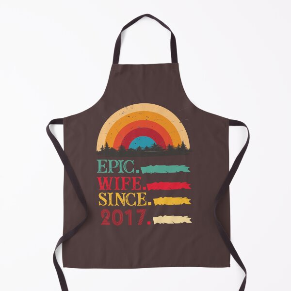 Item preview, epic wife since 2017, 5th wedding anniversary, Epic Wife Since 2017 t-shirt, Custom T-shirt,2nd,3rd,4th,5th,6th,7th,8th,9th,10th,20th,30th,40th,50th,60th designed and sold by SimoSaladain.