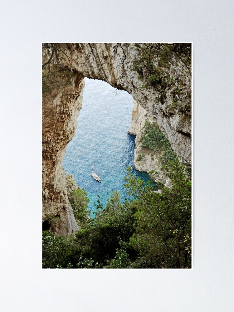 Poster for Sale avec l uvre Arche naturelle Capri Formation