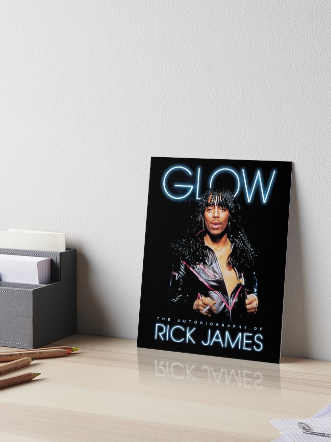 Glow Rick James Art Board Print