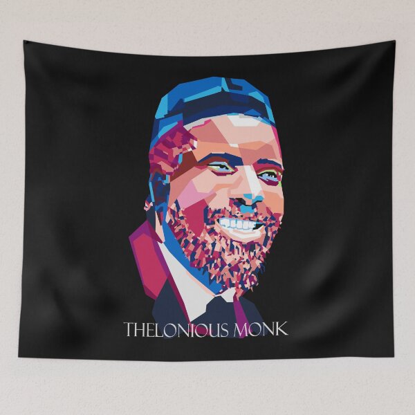 Item preview, Geometric Thelonious Monk designed and sold by ghocay93.
