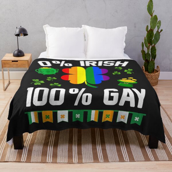 Item preview, 0 Irish 100 Gay LGBT Pride Funny St Patricks Day designed and sold by Corelli87.