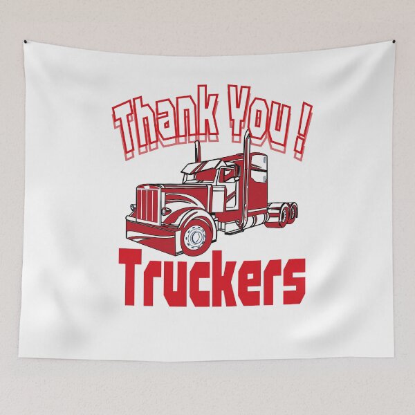 Item preview, Copy of Thank You Truckers designed and sold by Heddar Badreddine.