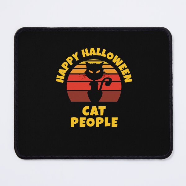 Item preview, Scary Happy Halloween Cat People For Halloween Kawaii Style Retro Sunset Circle designed and sold by brandoseven.