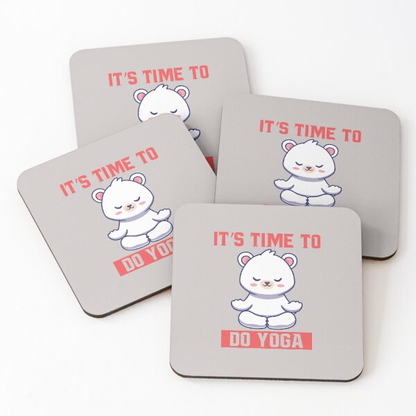 Item preview, IT'S TIME TO DO YOGA  designed and sold by GamaArtDesign.