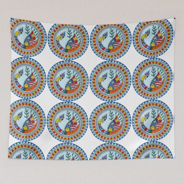 Item preview, Indian madhubani designed and sold by Saiamrita123.