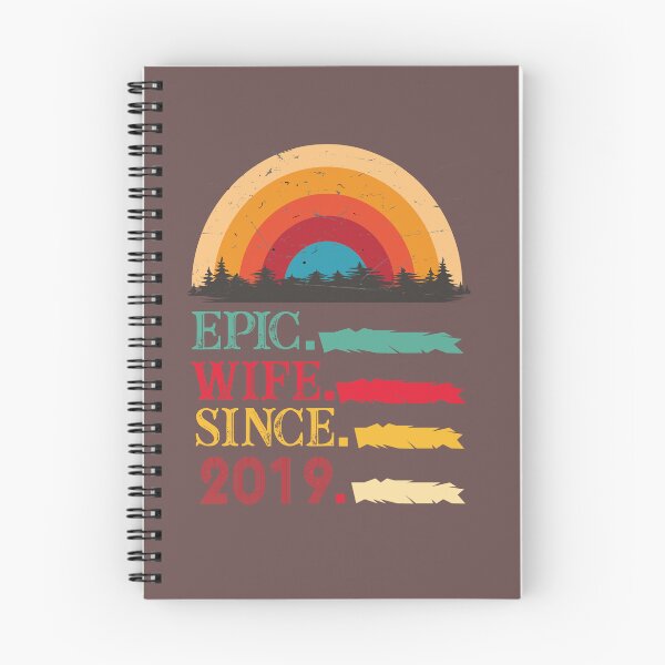 Item preview, epic wife since 2019, 3rd wedding anniversary, Epic Wife Since 2019 t-shirt, Custom T-shirt,2nd,3rd,4th,5th,6th,7th,8th,9th,10th,20th,30th,40th,50th,60th designed and sold by SimoSaladain.