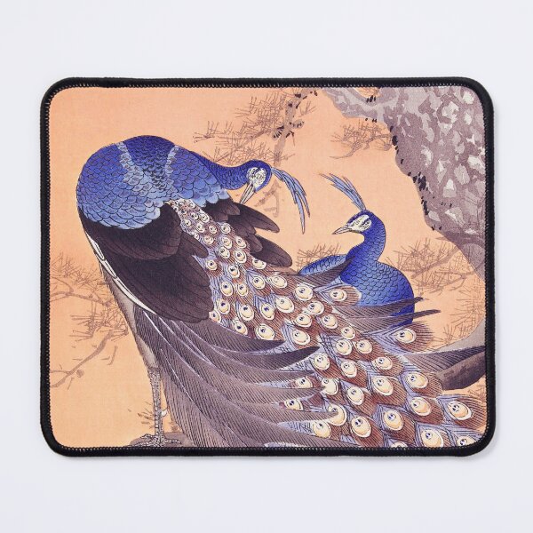 Item preview, Two peacocks on tree branch - Japanese art designed and sold by vanyadesign.