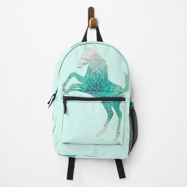 Item preview, Mustang Horse Mandala Lotus Flower designed and sold by SoccaTamam.