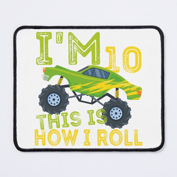 Item preview, Kids I'm 10 This Is How I Roll Monster Truck 10th Birthday Boy Gift designed and sold by DrH4af.