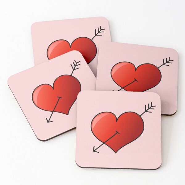 Item preview, Heart with arrow doodle - Cute hand drawn red heart  designed and sold by pixxart.