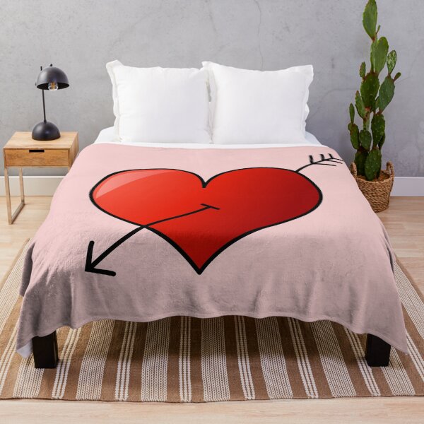 Item preview, Heart with arrow doodle - Cute hand drawn red heart  designed and sold by pixxart.