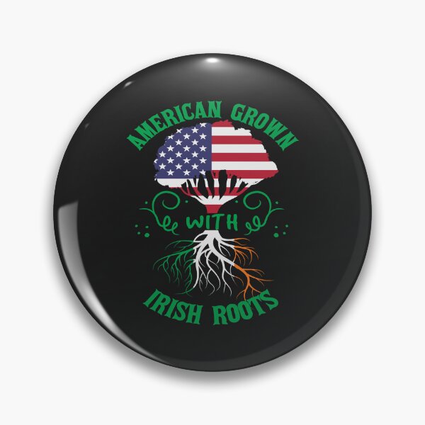 Item preview, American Grown Irish Roots Ireland Flag America Flag Sweatshirt designed and sold by Corelli87.