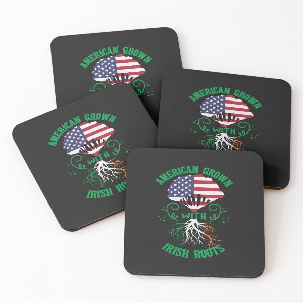 Item preview, American Grown Irish Roots Ireland Flag America Flag Sweatshirt designed and sold by Corelli87.